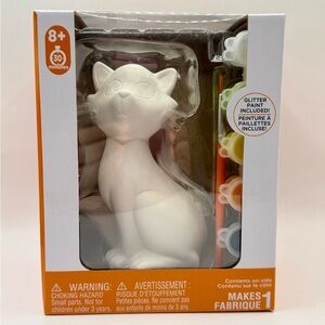 Creatology Halloween Cat Figurine Painting Kit w/Glitter Paint Kids Craft